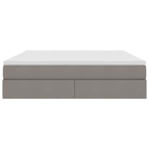 Postel s úložným prostorem a matrací Taupe 180 x 200 cm - obrázek 7