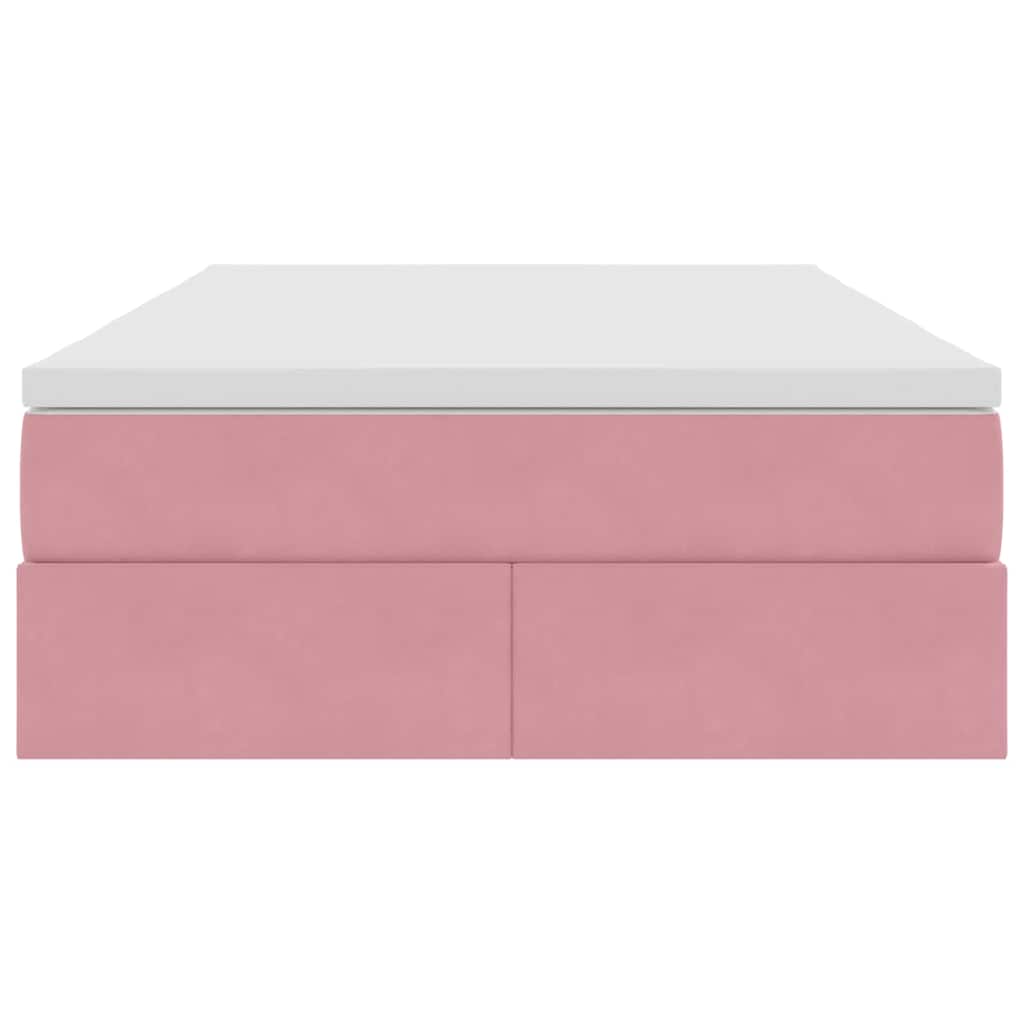 Postelja z dodatnim prostorom za shranjevanje in vzmetnico Roza - slika 7