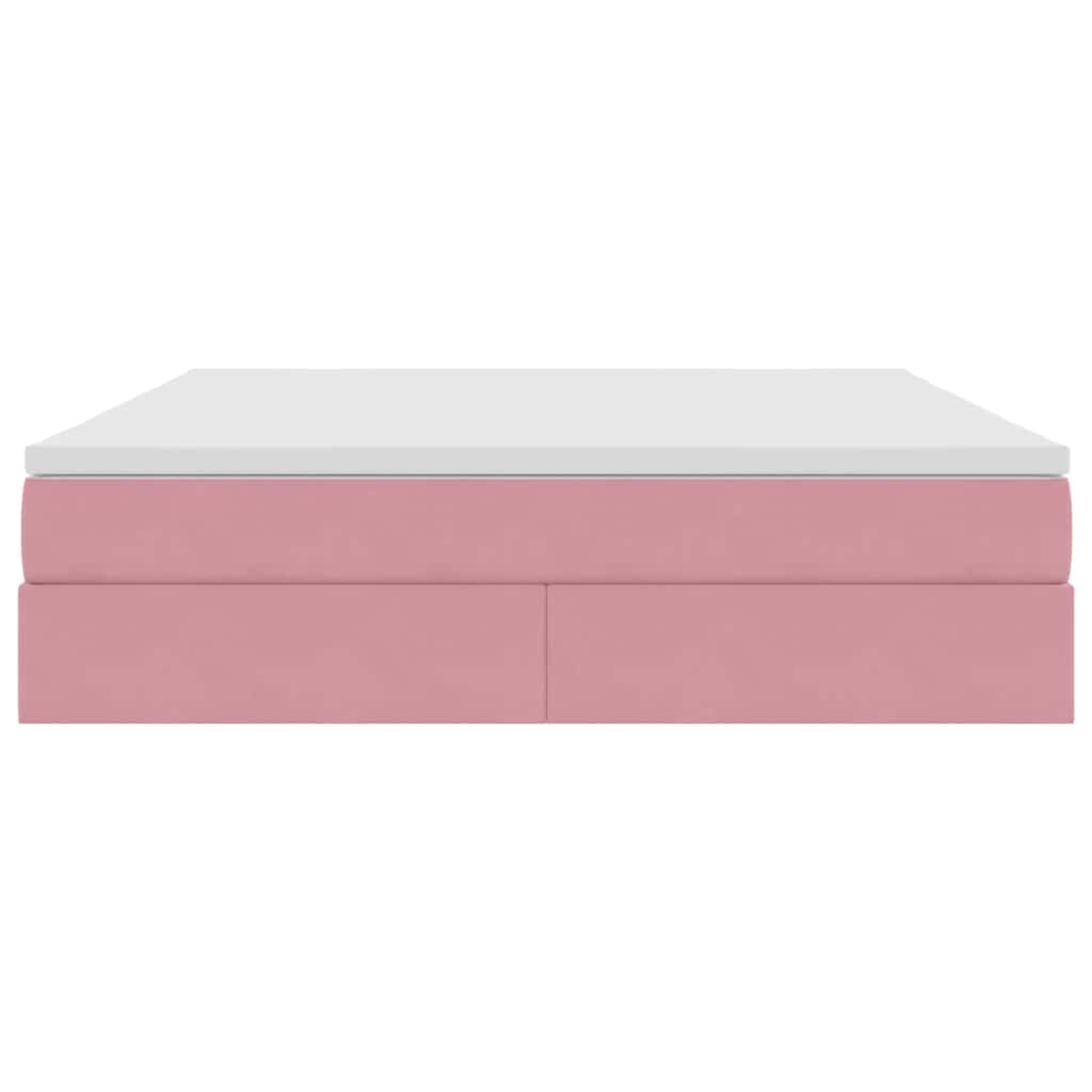 Postelja z dodatnim prostorom za shranjevanje in vzmetnico Roza - slika 7