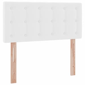 Postel s úložným prostorem a matrací Úplně bílá 90 x 190 cm - obrázek 9
