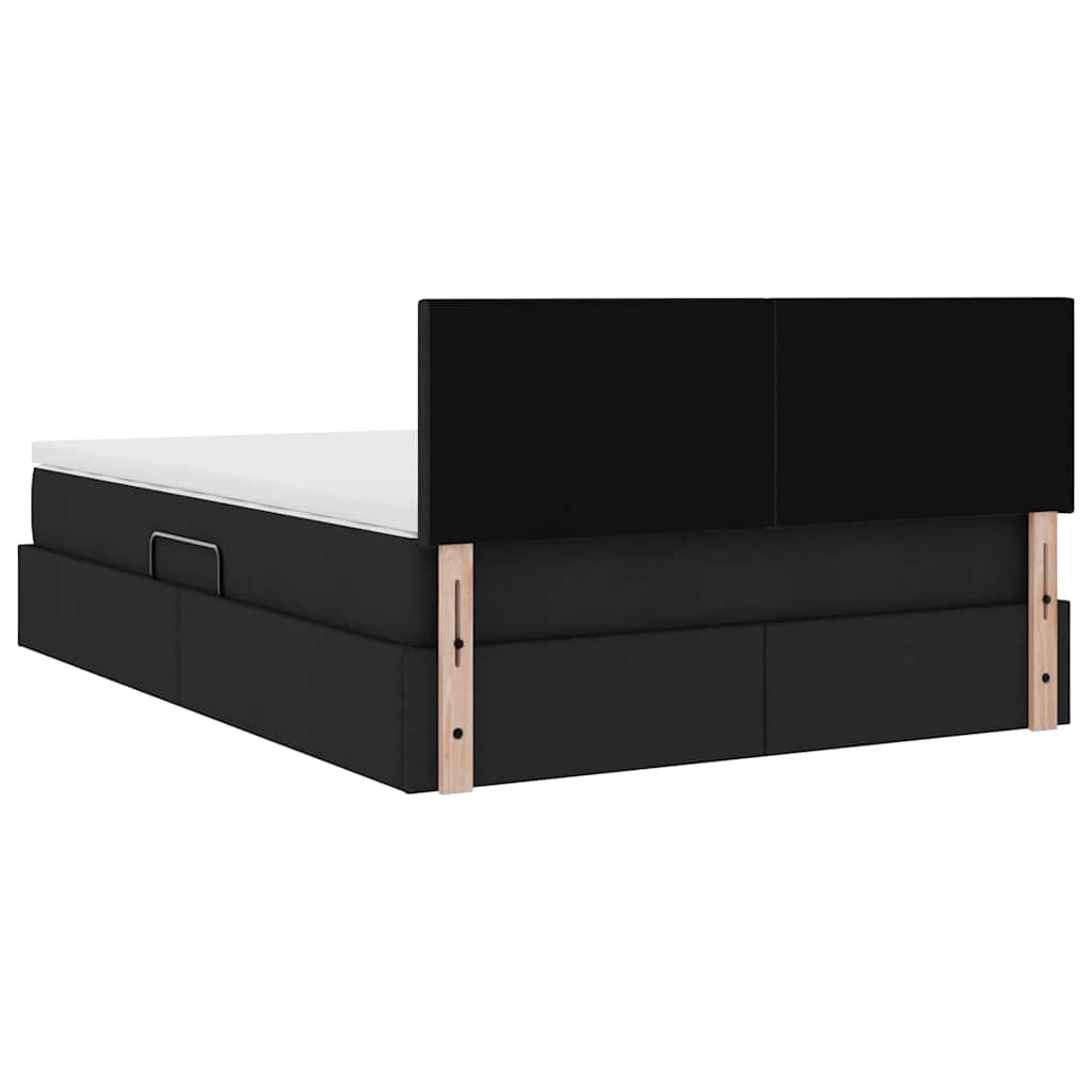 Voodi hoiukohaga ja madratsiga Must 140 x 190 cm Tehispuit 11 Kõik vajalik sinu aeda ja koju! Voodi hoiukohaga ja madratsiga Must 140 x 190 cm Tehispuit - Image 11