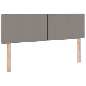 Postel s úložným prostorem a matrací s čelo Taupe 140 x 200 cm - obrázek 9