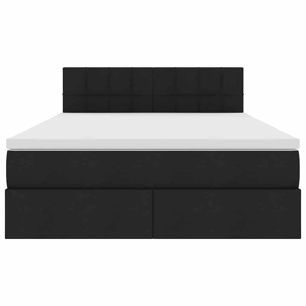 Voodi hoiukohaga ja madratsiga Must 140 x 190 cm Tehispuit 7 Kõik vajalik sinu aeda ja koju! Voodi hoiukohaga ja madratsiga Must 140 x 190 cm Tehispuit - Image 7