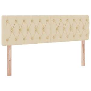 Postel s úložným prostorem a matrací Krémová 140 x 190 cm - obrázek 9