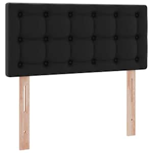 Postel s úložným prostorem a LED osvětlením Černá 90 x 190 cm - obrázek 10