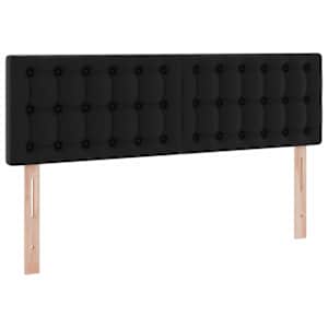 Postel s úložným prostorem a LED osvětlením Černá 140 x 190 cm - obrázek 9