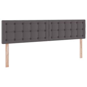 Postel s úložným prostorem a LED osvětlením Šedá 180 x 200 cm - obrázek 10