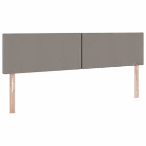 LED postel s úložným prostorem a matrací Taupe 180 x 200 cm - obrázek 10
