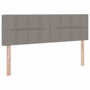 LED postel s úložným prostorem a matrací Taupe 140 x 200 cm - obrázek 10