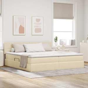 Postelja z dodatnim prostorom za shranjevanje in LED osvetlitvijo