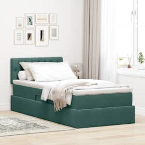 Postelja z dodatnim prostorom za shranjevanje in LED osvetlitvijo