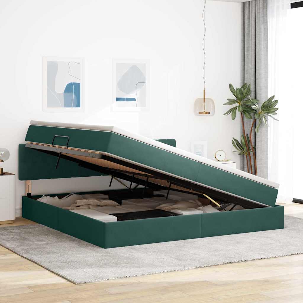 Postelja z dodatnim prostorom za shranjevanje in LED osvetlitvijo - slika 4