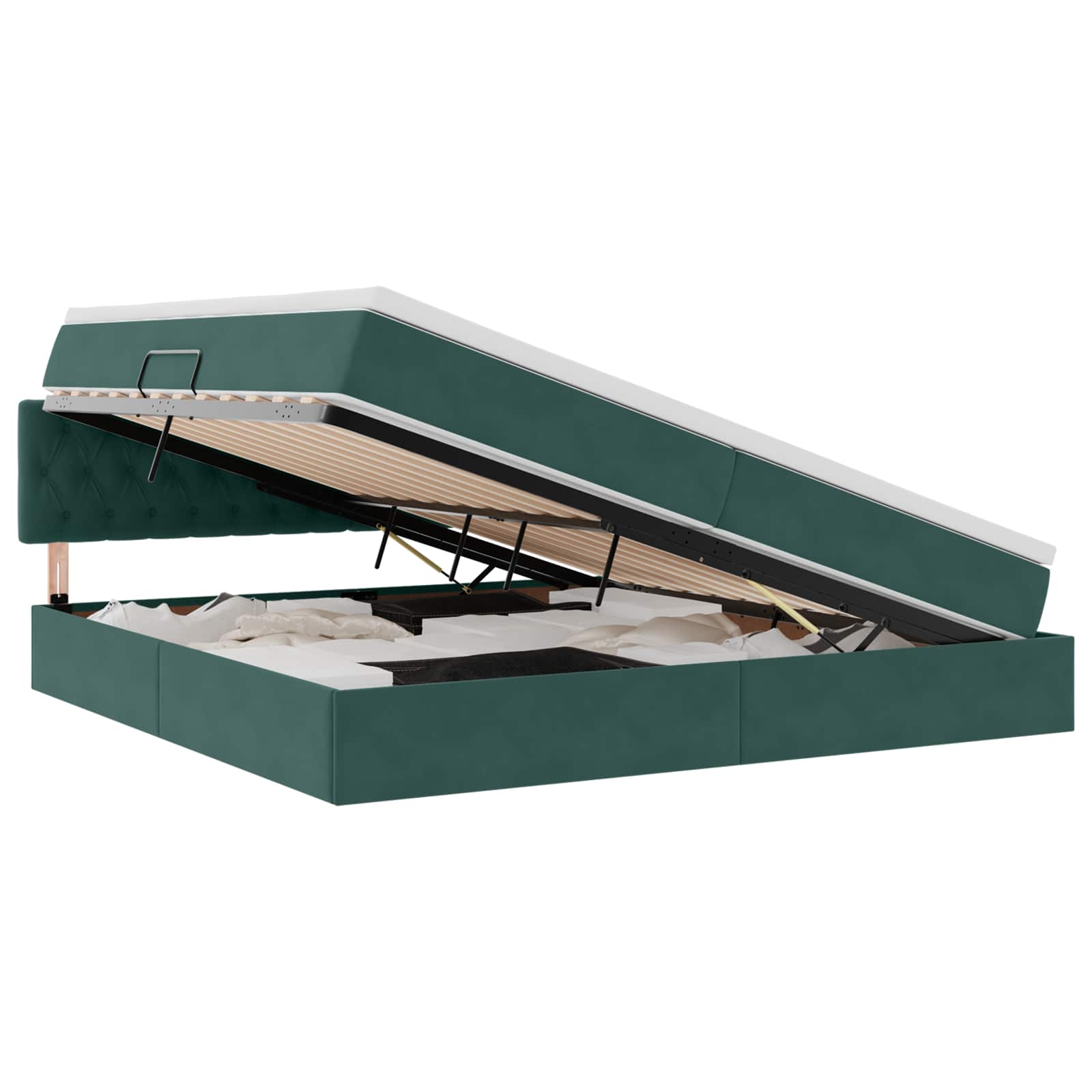 Postelja z dodatnim prostorom za shranjevanje in LED osvetlitvijo - slika 2