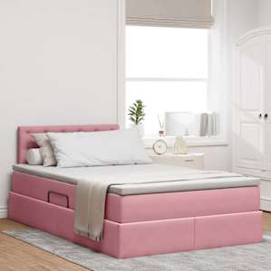 Postelja z dodatnim prostorom za shranjevanje in LED osvetlitvijo