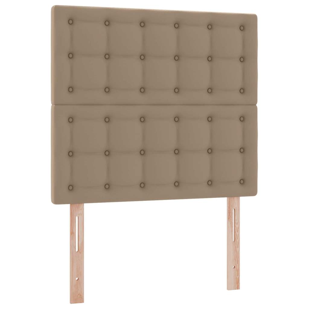 Postelja s shranjevanjem Kapučino 90 x 190 cm Umjetno usnje - slika 8