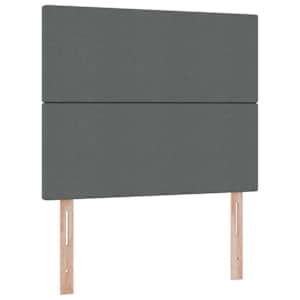 Postel s úložným prostorem a matrací Tmavě šedá 120 x 200 cm - obrázek 9