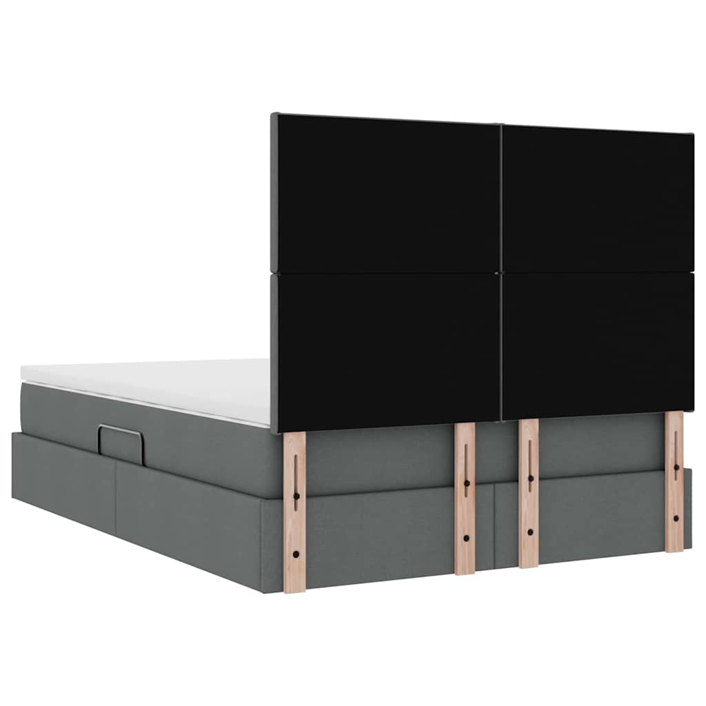 Laos voodi madratsiga peaga Tumehall 140 x 190 cm Kunstnahk 11 Kõik vajalik sinu aeda ja koju! Laos voodi madratsiga peaga Tumehall 140 x 190 cm Kunstnahk - Image 11