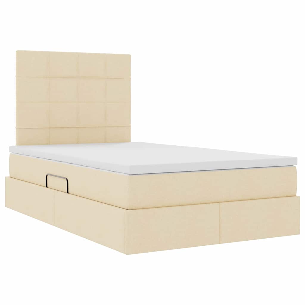 Voodi hoiukohaga ja madratsiga Kreem 120 x 200 cm Polüester 5 Kõik vajalik sinu aeda ja koju! Voodi hoiukohaga ja madratsiga Kreem 120 x 200 cm Polüester - Image 5