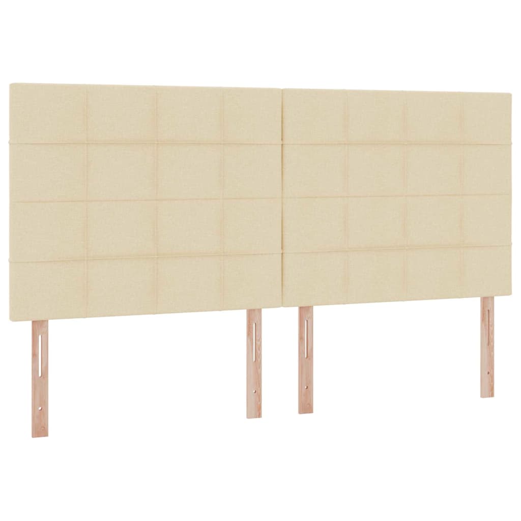 Postel s úložným prostorem a matrací Krémová 200 x 200 cm - obrázek 9