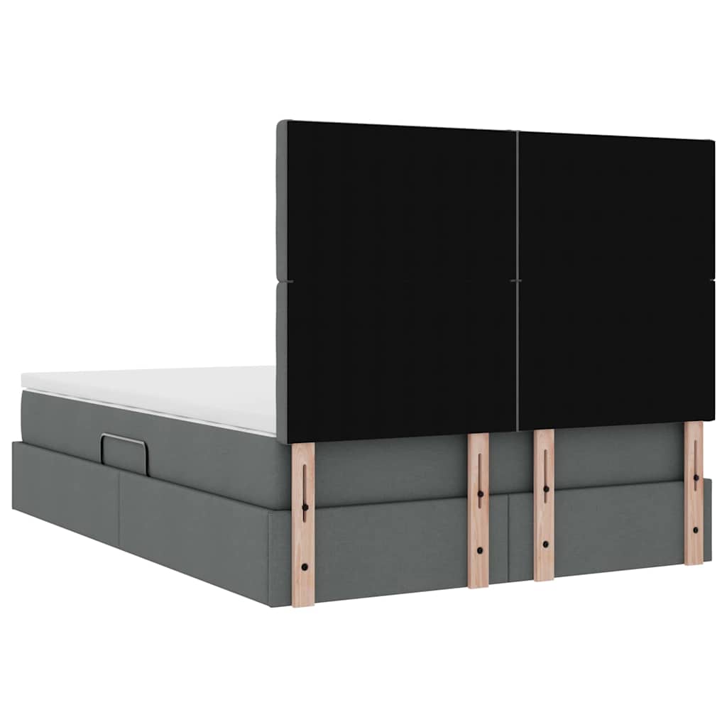 Laos voodi madratsiga peaga Tumehall 140 x 190 cm Kunstnahk 11 Kõik vajalik sinu aeda ja koju! Laos voodi madratsiga peaga Tumehall 140 x 190 cm Kunstnahk - Image 11