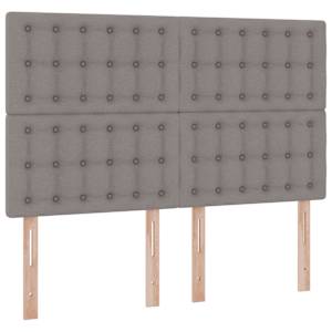 Postel s úložným prostorem a matrací s čelo Taupe 140 x 200 cm - obrázek 9