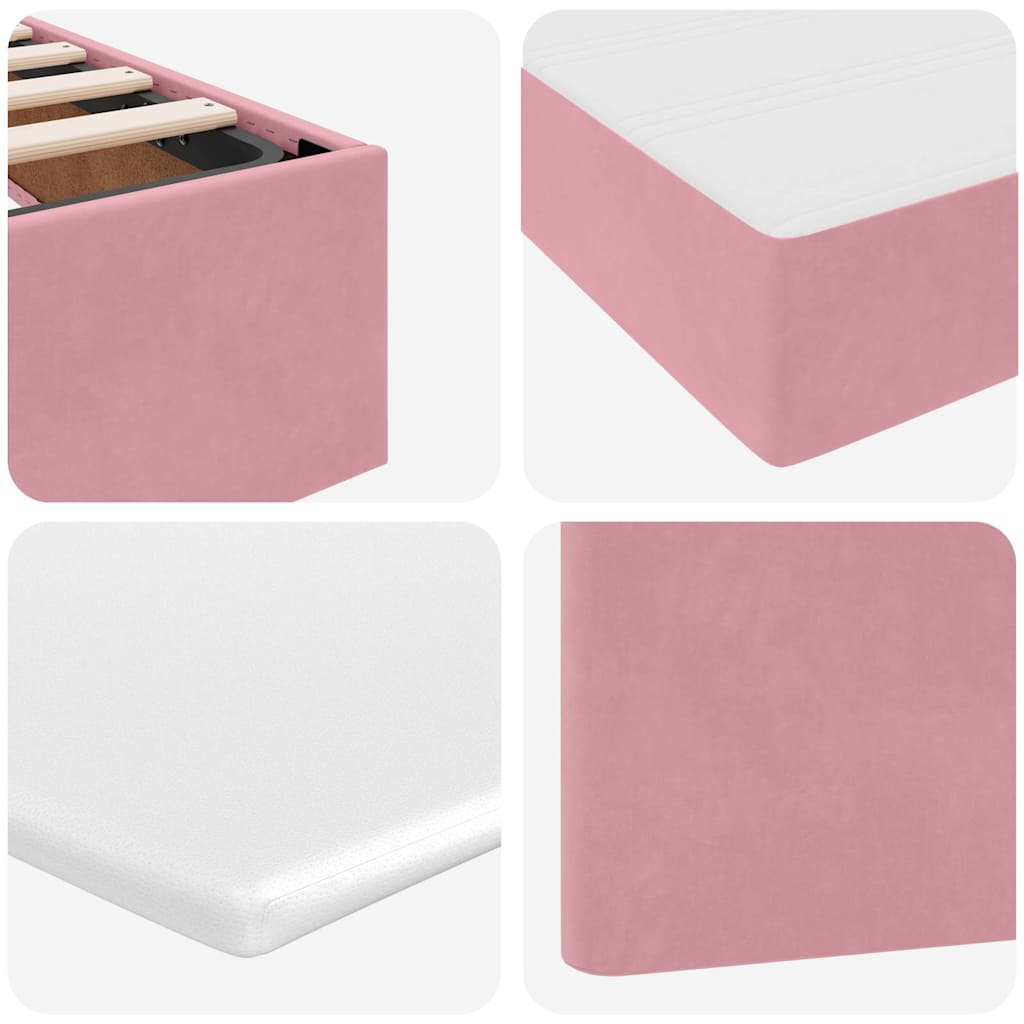 Postelja z dodatnim prostorom za shranjevanje in vzmetnico Roza - slika 12