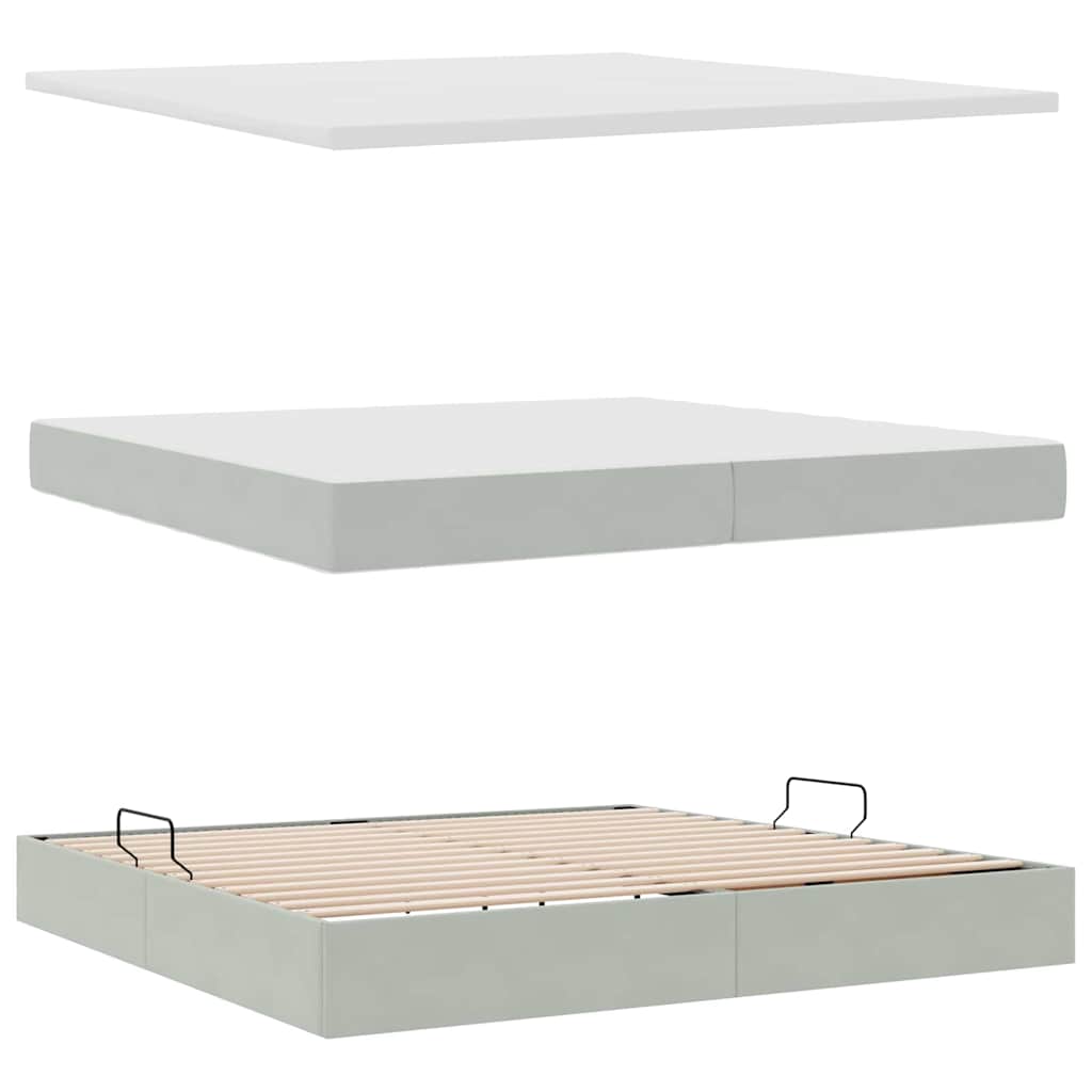 Postelja z dodatnim prostorom za shranjevanje in vzmetnico - slika 8