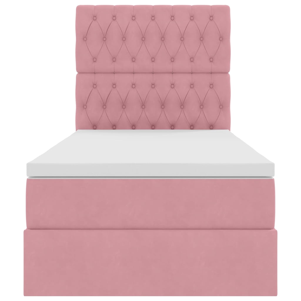 Postelja z dodatnim prostorom za shranjevanje in vzmetnico Roza - slika 7