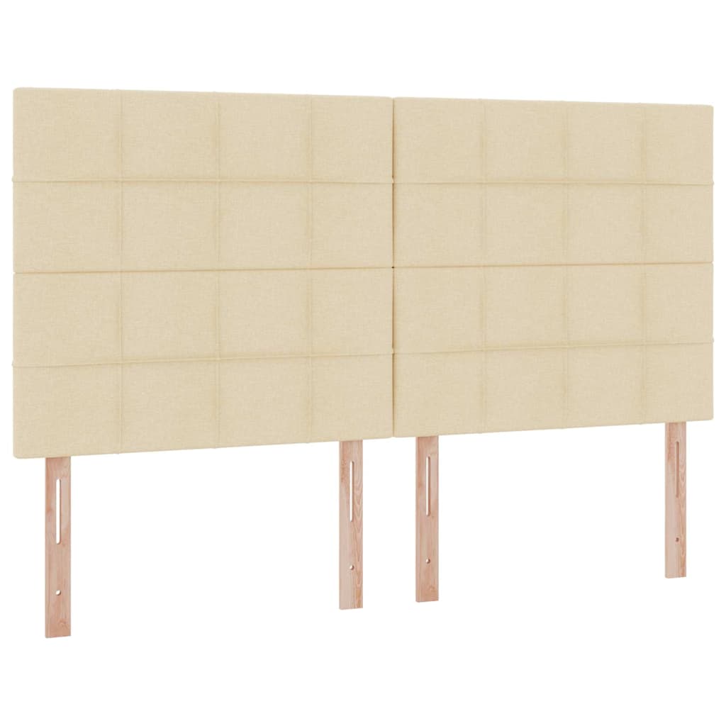 Postelja s shranjevanjem Krema 200 x 200 cm Umjetno usnje - slika 9