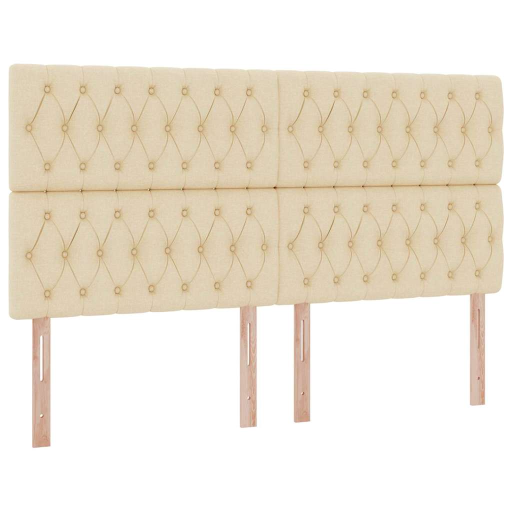 Postel s úložným prostorem Krémová 200 x 200 cm Umělá kůže - obrázek 9