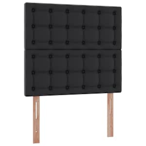 Postel s úložným prostorem a LED osvětlením Černá 90 x 200 cm - obrázek 10