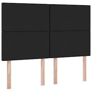Postel s úložným prostorem a LED osvětlením Černá 140 x 190 cm - obrázek 10