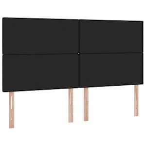 Postel s úložným prostorem a LED osvětlením Černá 160 x 200 cm - obrázek 10