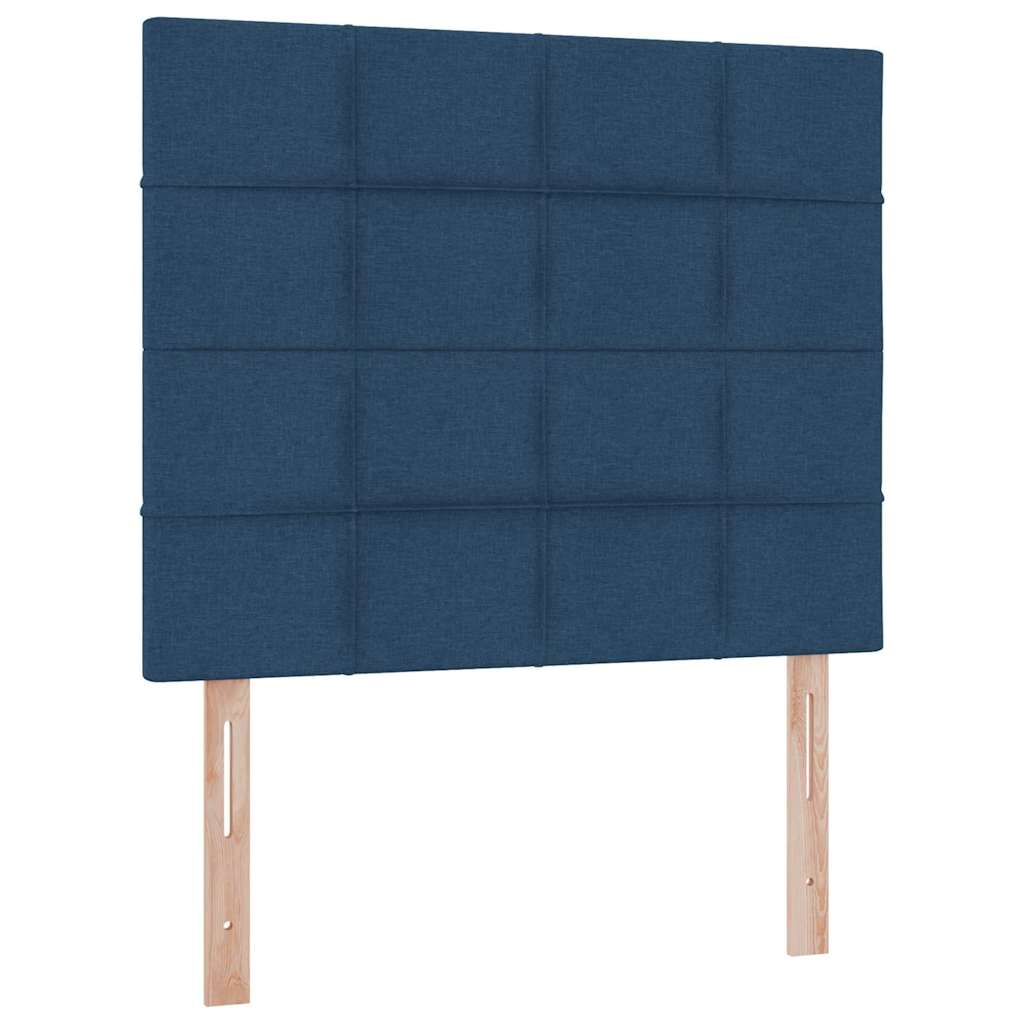 Postel s úložným prostorem a LED osvětlením Modrá 120 x 190 cm - obrázek 10