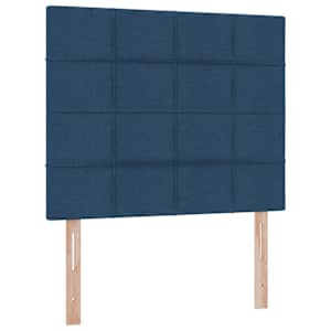 LED postel s úložným prostorem a matrací Modrá 120 x 200 cm - obrázek 10