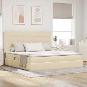 Postelja z dodatnim prostorom za shranjevanje in LED osvetlitvijo