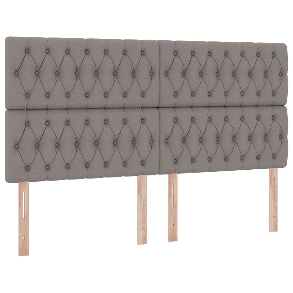 Postel s úložným prostorem a LED osvětlením Taupe 180 x 200 cm - obrázek 10