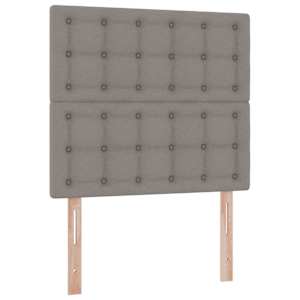 Postel s úložným prostorem a LED osvětlením Taupe 100 x 200 cm - obrázek 10