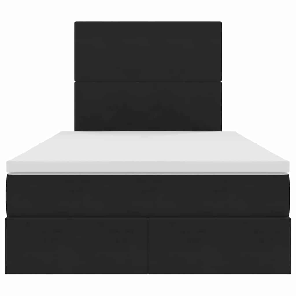 LED-valgusega hoiuvoodi madratsiga Must 120 x 190 cm Samet 8 Kõik vajalik sinu aeda ja koju! LED-valgusega hoiuvoodi madratsiga Must 120 x 190 cm Samet - Image 8