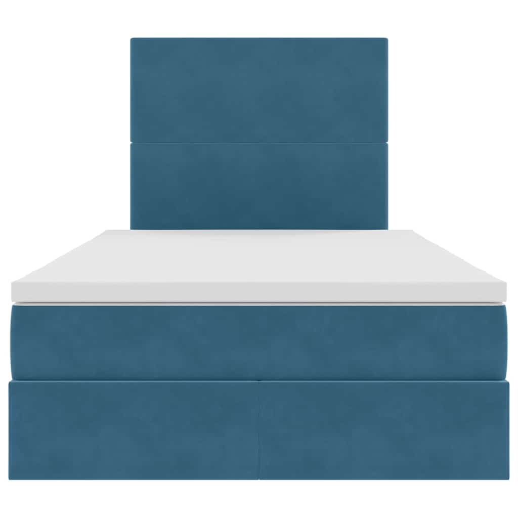 LED-valgusega hoiuvoodi madratsiga Sinine 120 x 190 cm Samet 8 Kõik vajalik sinu aeda ja koju! LED-valgusega hoiuvoodi madratsiga Sinine 120 x 190 cm Samet - Image 8
