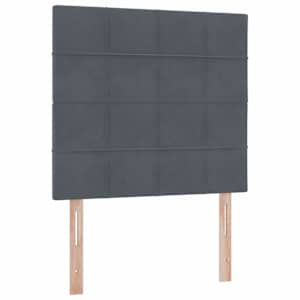 LED postel s úložným prostorem a matrací Tmavě šedá 90 x 190 cm - obrázek 10