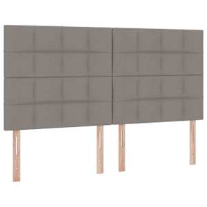 LED postel s úložným prostorem a matrací Taupe 180 x 200 cm - obrázek 10