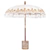 vidaXL Balineesia vihmavari koos alusega Kreemjas &Oslash; 210-220 cm