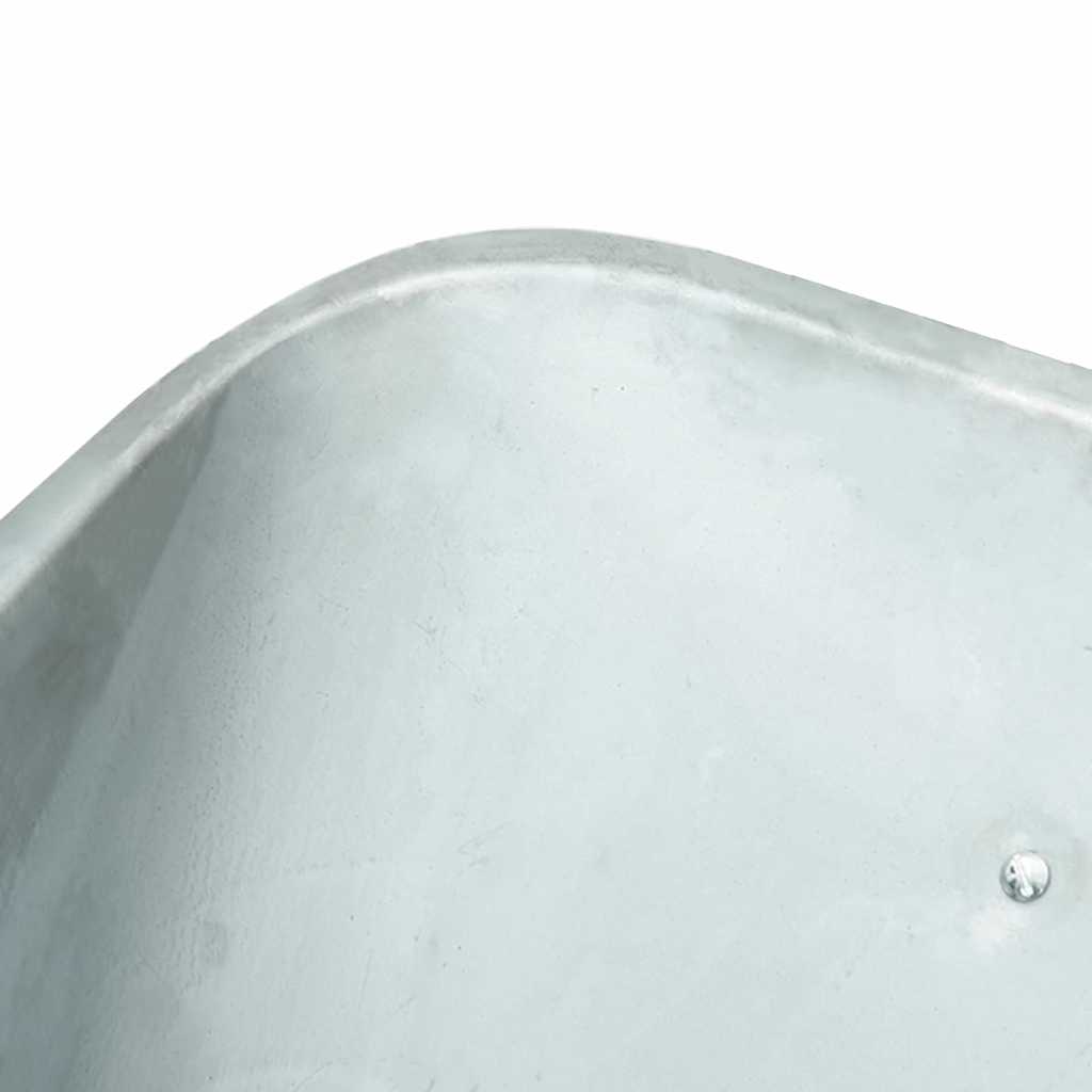 Kruiwagen Zilver en Zwart 137 x 60 x 65,5 cm Staal image 8