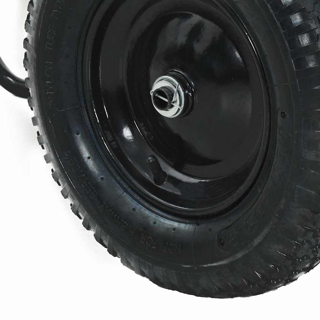 Kruiwagen Zilver en Zwart 137 x 60 x 65,5 cm Staal image 9