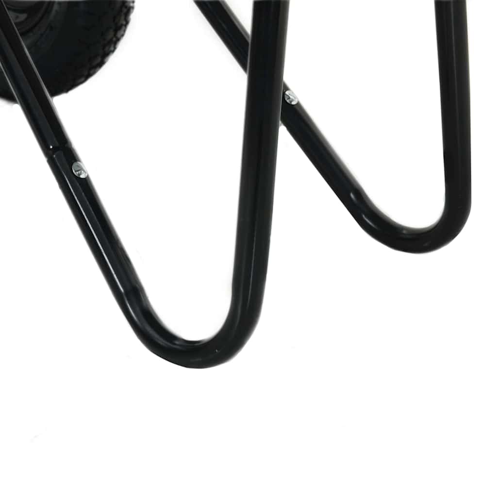 Kruiwagen Zilver en Zwart 137 x 60 x 65,5 cm Staal image 10