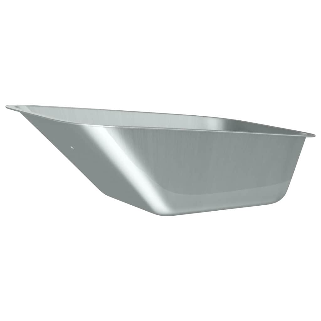 Vervanging voor kruiwagenlade Zilver 88 x 60 x 32 cm Staal image 7