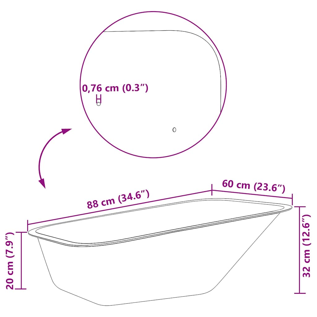 Vervanging voor kruiwagenlade Zilver 88 x 60 x 32 cm Staal image 11