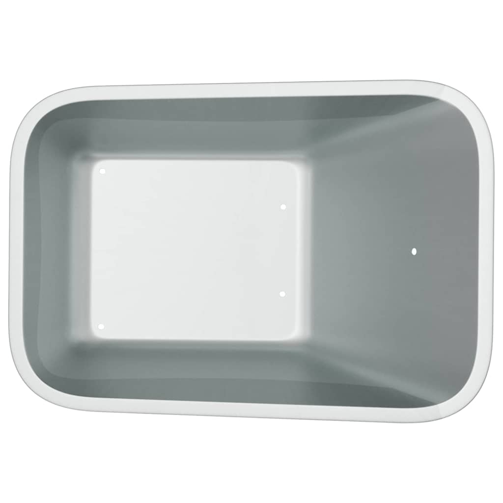 Vervanging voor kruiwagenlade Zilver 88 x 60 x 32 cm Staal image 8