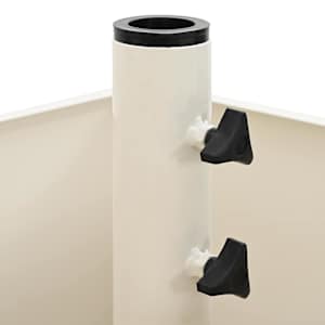 Základna pro slunečník Bílá 45 x 45 x 45 cm Ocel - obrázek 9